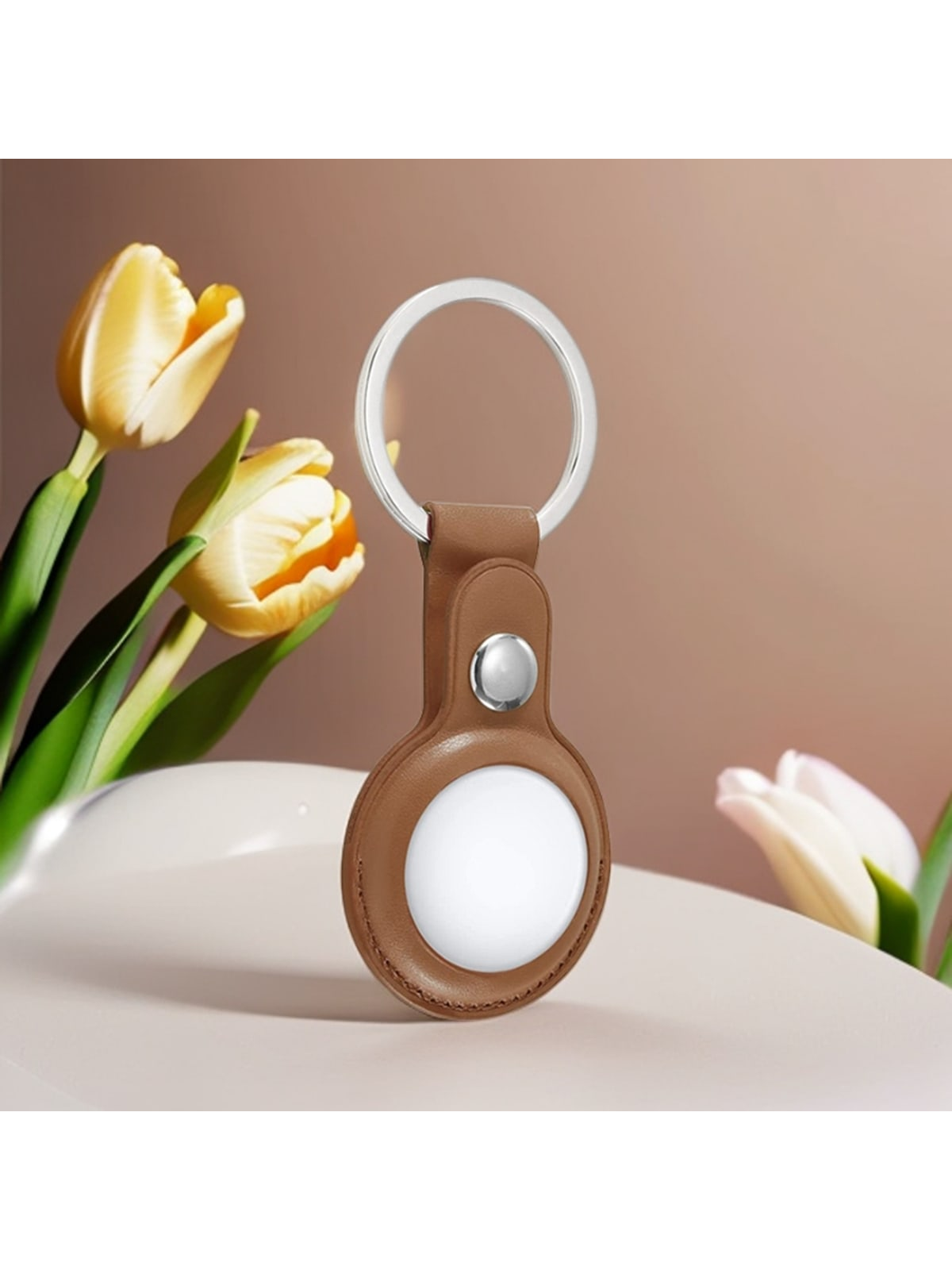 PU Leather Protective Case For Apple AirTag Tracker