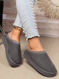 Fashionable Short Boots With Thick Soles, Suitable For Both Indoor And Outdoor Activities