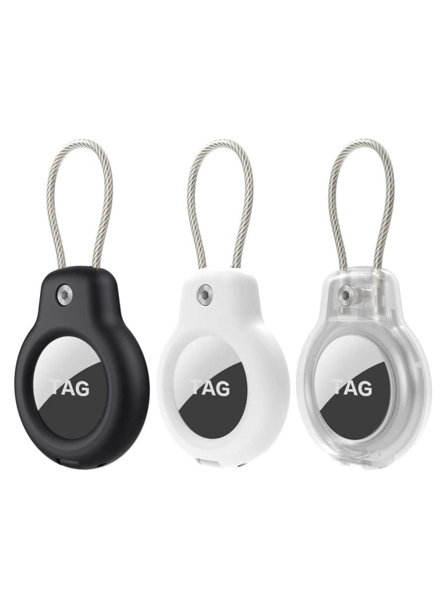 Compatible With Apple AirTag Cover Air Tag Case Keychain Key Ring Luggage Pet Child Airtag GPS Tracker Cover