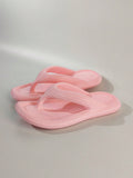 Anti-Slip Flat Sole Beach Sandals, Flip Flops, Eva Women's Slippers, Summer Light Weight Soft Bottom Home Indoor Flat Slipper