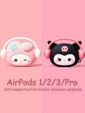 Cartoon Silicone Protective Cover Case For Apple AirPods Pro 2/ AirPods 3 Earphones