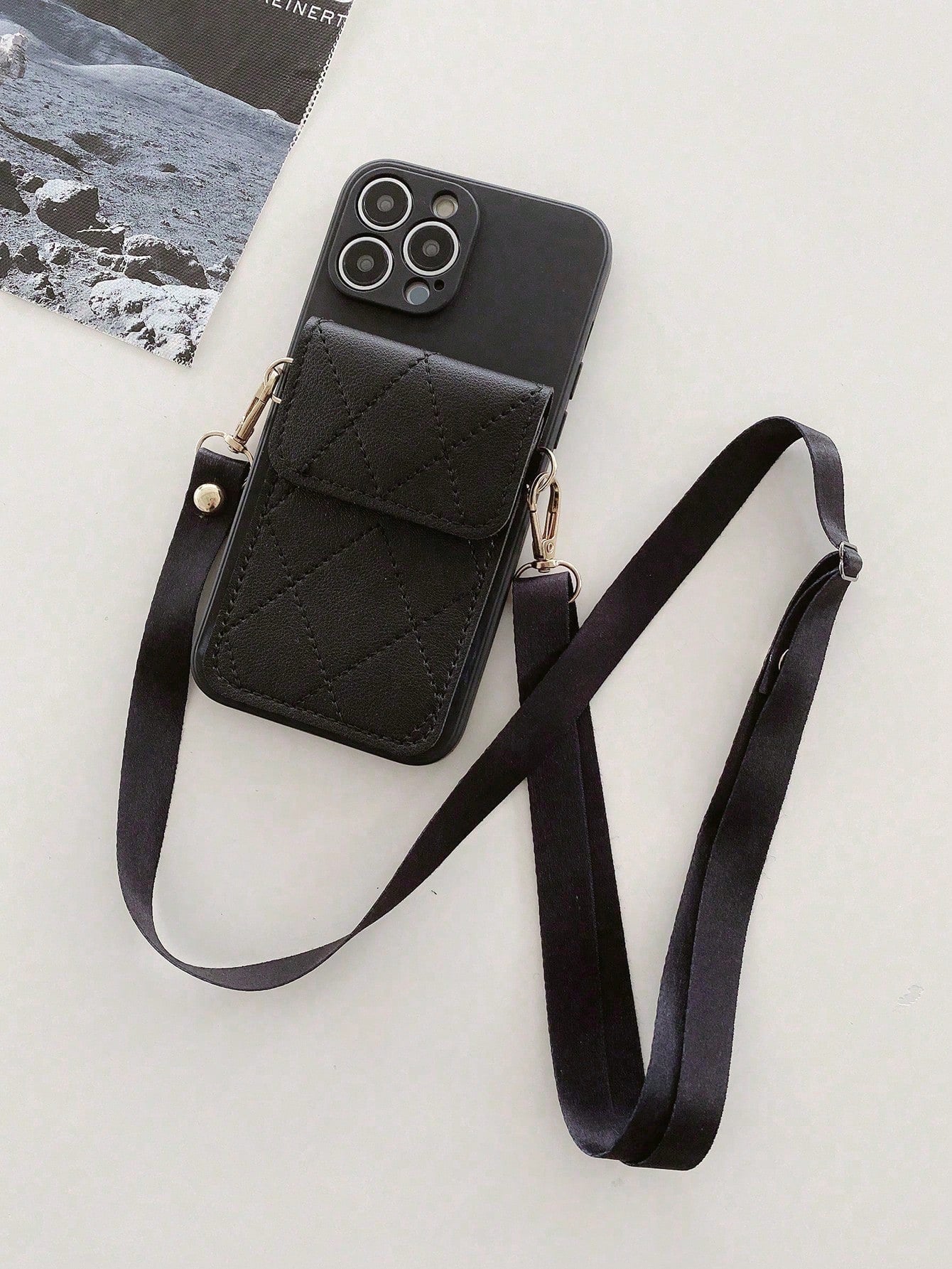 With Phone Charm Beige Phone Case Crossbody Wallet Compatible With Iphone Models 7/8/X/XS/XR/XSMax/11/12/12Pro/12ProMax/13/13Pro/13ProMax/14/14Pro/14ProMax/15/15Pro/15ProMax