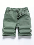 Streecool Kids Boys' (Big) Solid Color Casual Summer Denim Shorts