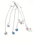 Butterfly Earphone Anti-Lost Chain, Bluetooth Wireless Earphone Hanging Chain Earring Accessory, Universal