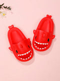 Funny Shark Design Kids Beach Flip Flops, Ocean Themed Slippers