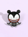 1pc Halloween Gruesome & Creative Christmas Gift Big Mouthed Monster Red Lips Brooch