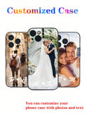 Customized Personalized Scenery Theme Parent-Child Wedding Photography Picture Text Phone Case Protective Cover For Samsung A13/A52s/IPhone XR/12/14