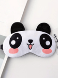 1pc Cartoon Panda Sleep Blackout Eye Mask, Adjustable, Breathable Eye Mask For Lunch Break Sleep, Cute Panda Shape, Essential For Travel