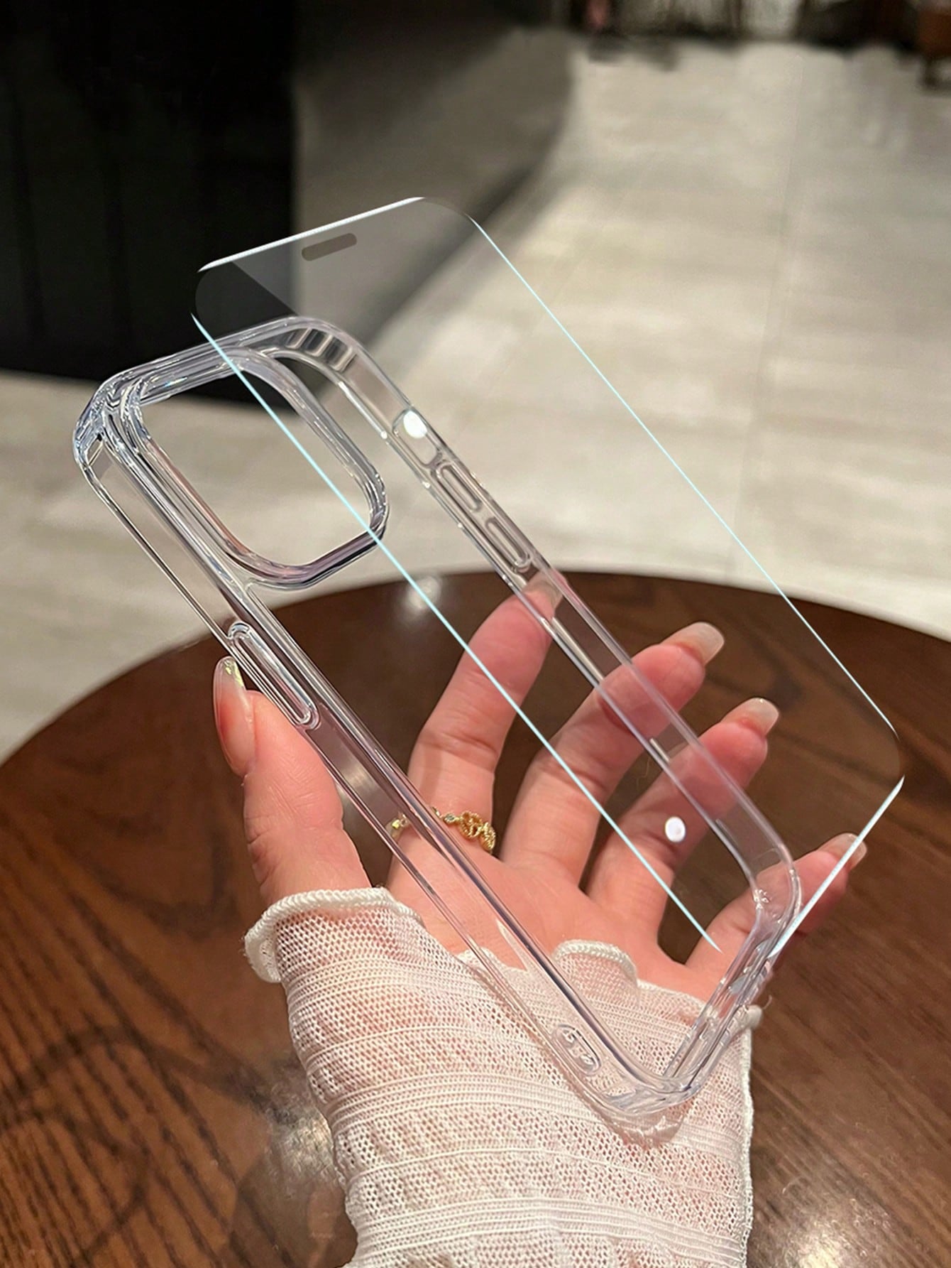 Magnetic Acrylic Transparent Phone Case Compatible With Apple IPhone11/15/15pro/15promax/12/13/14promax/Xs/Xr/11pro/11promax/12pro/12promax/13pro/13promax/7plus/14pro/14promax/14plus/7plus/8plus/8/Se2, Hard Case Simple Creative For S24/S22/S23/S21