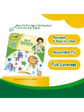 Crayola Art Smock For Toddlers, Small Waterproof Bib, Best Fit For Age 1 (12 Months), 1 X 7-1/5 X 8-1/10 In