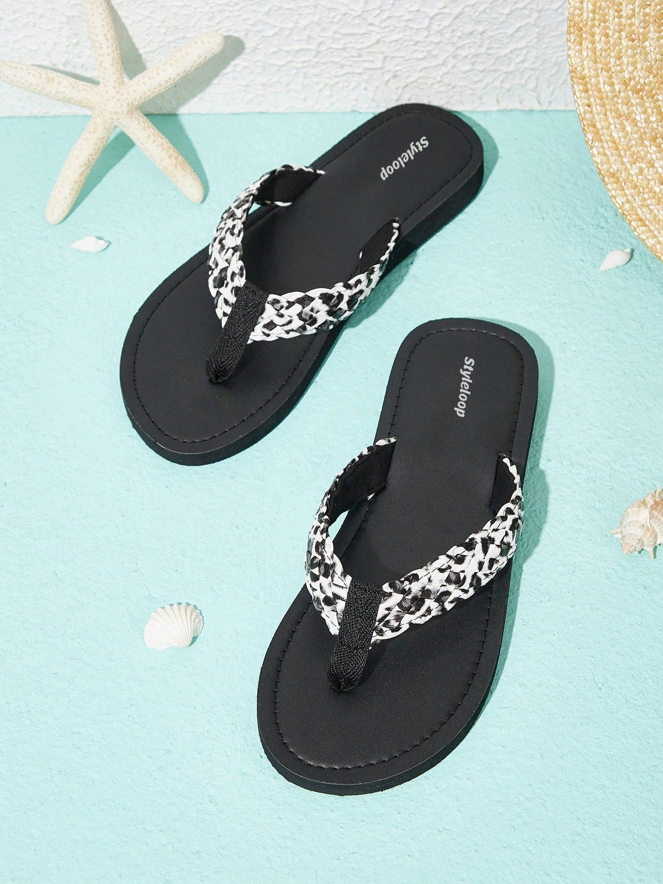 Styleloop Women'S Flat Flip Flops For Summer Vacation Shoes Summer Sale  Boho Feels Vintage Cottagecore Frenchy Shoes Halloween