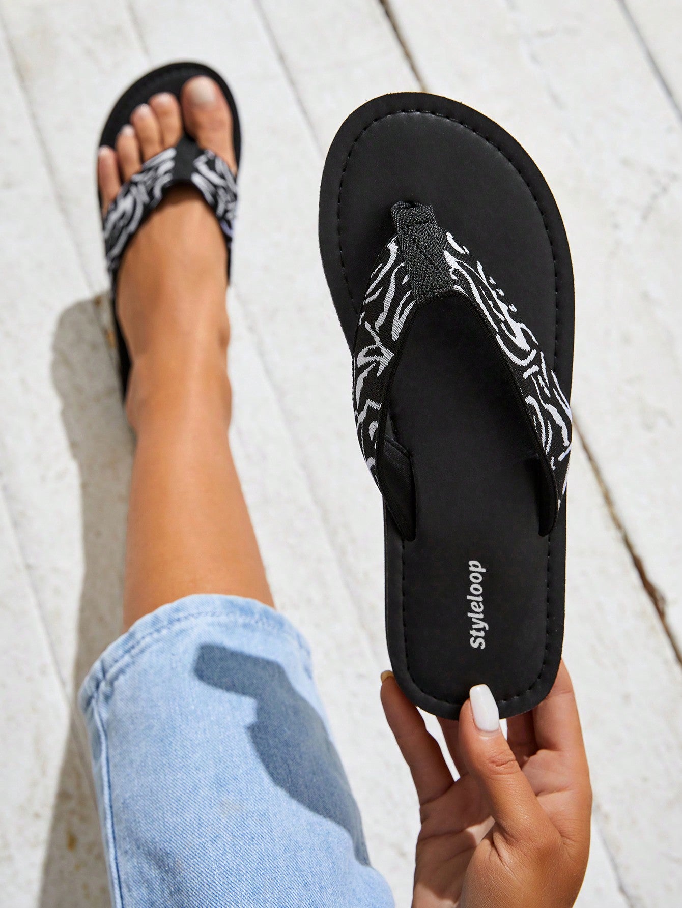 Styleloop Women'S Flip Flops For Summer Vacation Shoes Summer Sale  Boho Feels Vintage Cottagecore Frenchy Shoes Halloween