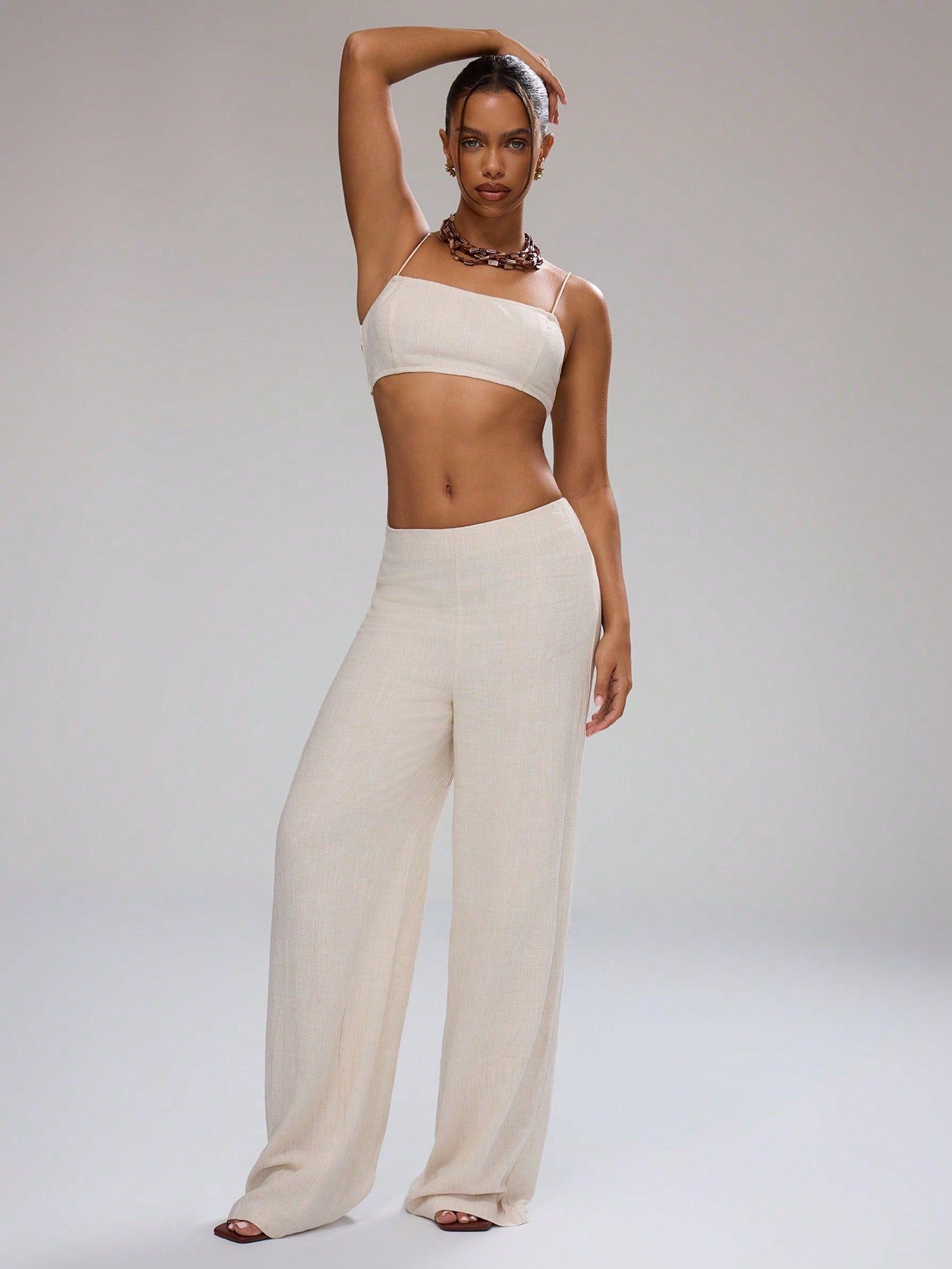 Wide Leg Loose Fit Trousers