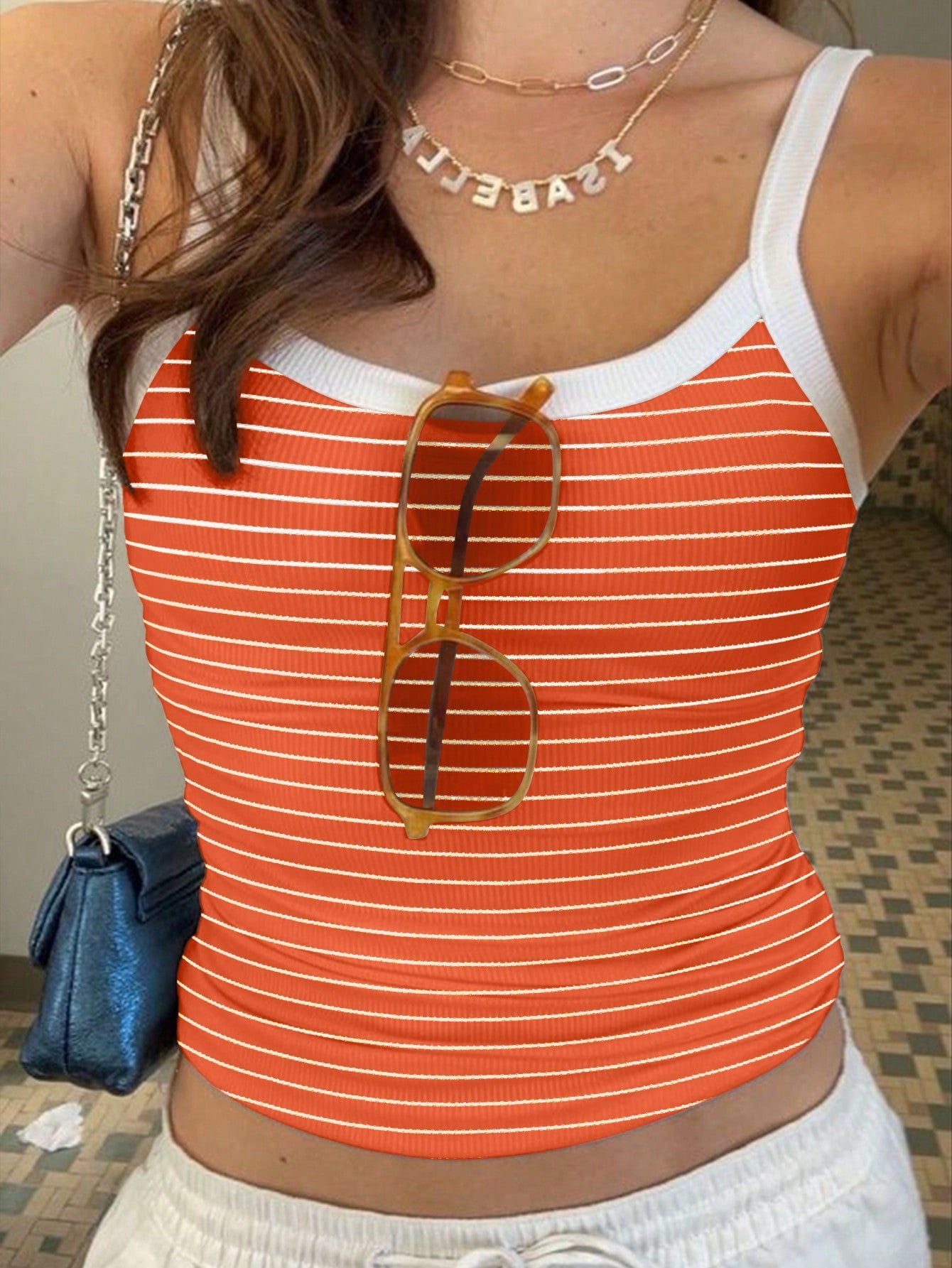 Striped Camisole Women's Summer Casual Tank Top