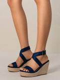Ankle Strap Espadrille Wedge Sandals