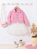 Stylish Denim Jacket For Girls, Fashionable And Eye-Catching