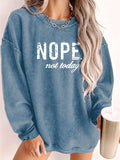Women's Spring And Autumn Casual Letter Printed Sweatshirt