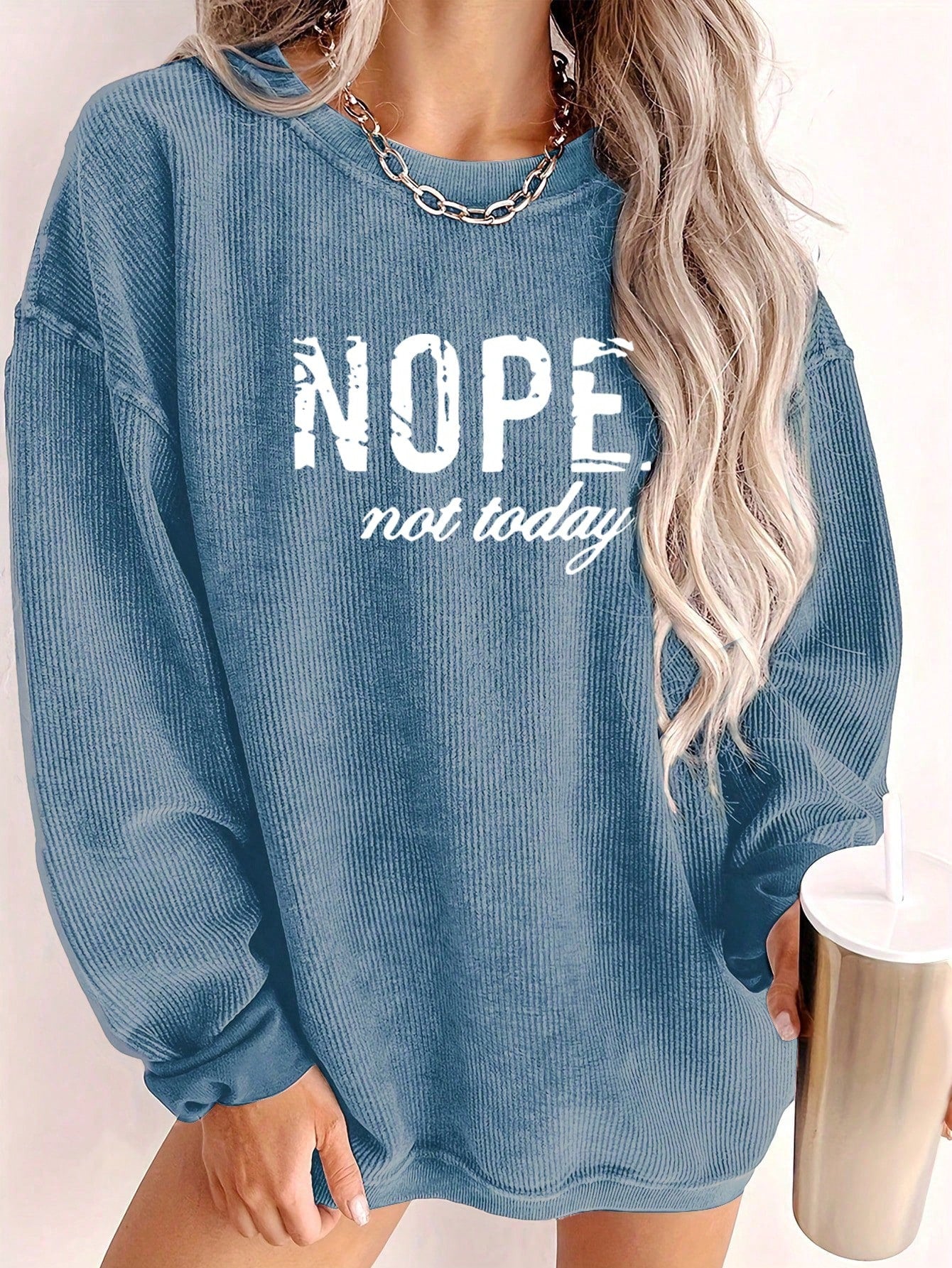 Women's Spring And Autumn Casual Letter Printed Sweatshirt