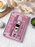 1pc Heart Shaped Cassette Tape Pattern Tablet Protective Case, Anti-Drop, With Pen Slot, Sleep/Wake Function, Compatible With Samsung, Huawei, Xiaomi And IPad
