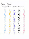 Cow Print Pencil Case Compatible With Apple Pencil Pro And Apple Pencil 2nd Generation Case Cover Silicone Protective Sleeve