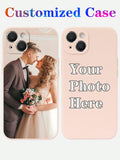Customized Sweet & Sexy Photo Printed Soft TPU Phone Case, Fits IPhone 11/13/14/15 Pro Max, Suitable For Daily Use, Selfies, Friendships, Family, Babies, Pets, Cartoons, Beach Scenery