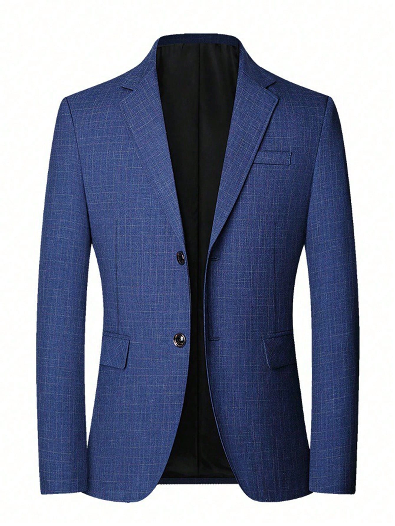 Navy Blue Business Casual Suit Jacket