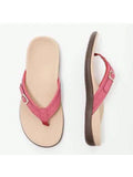 Women's Beach Soft PU Sole & Comfortable Sandals, Fashion Slides Flip Flops Strappy Open Toe Slip,Water-Resistant Flip-Flop Slides