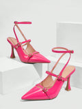 Pointed Toe Skinny High Heel Black Versatile Ladies High Heels Sexy Party Baddie Trendy Chic Gorgeous Style