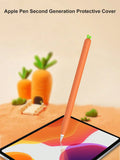 Carrot-Shaped Silicone Protective Case / Cap For Apple Pencil 2nd Generation
