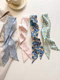 4pcs Fashionable Kids' Small Neckerchief Scarf Hair Tie Headband Accessories