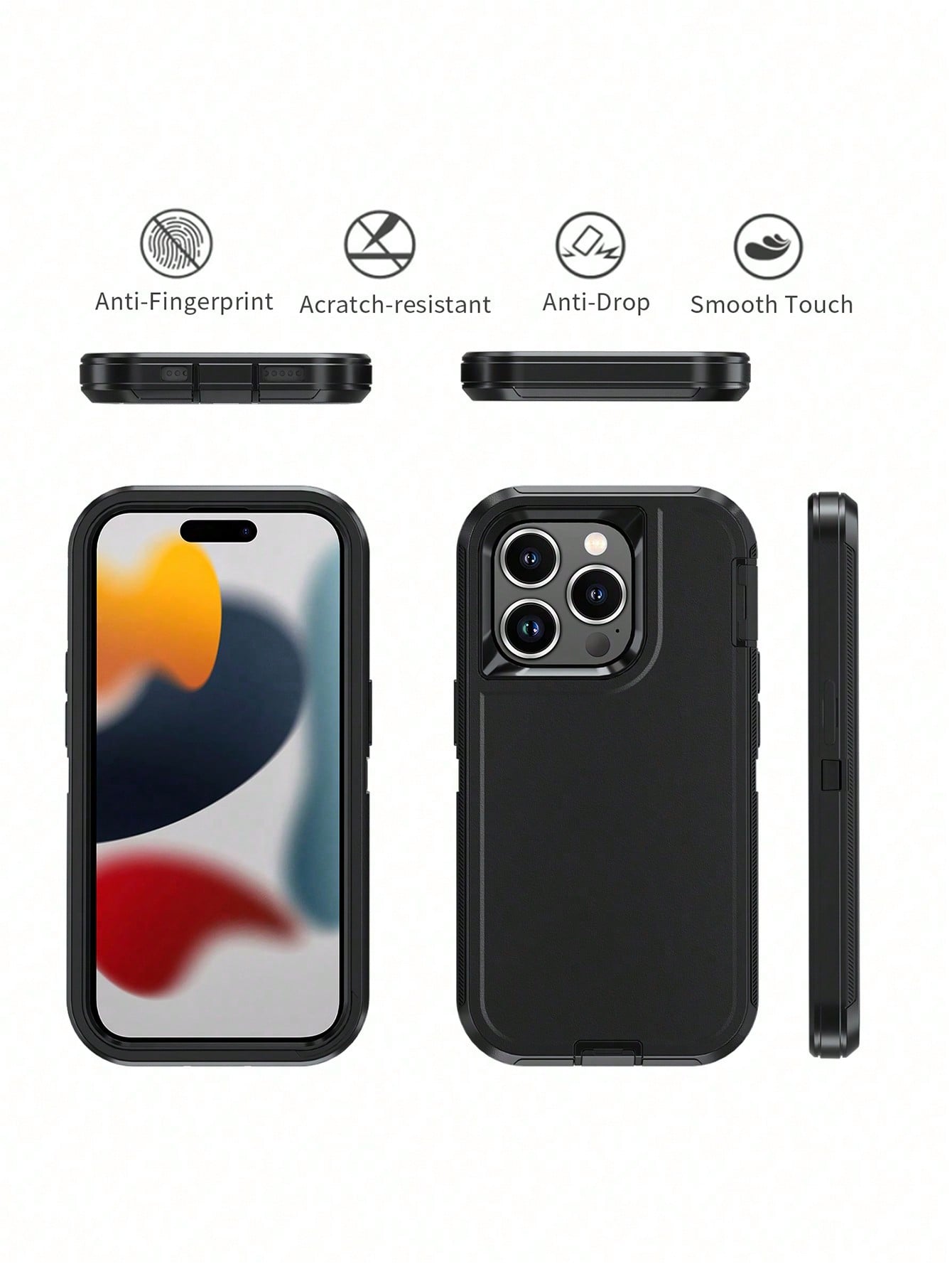 Anti Drop, Shock-Absorbing, And Abrasion Resistant, Full Body Protective Phone Case, Sturdy And Durable, Three In One Protective Case Compatible With IPhone, SAMSUNG, HUAWEI, HONOR, , XIAOMI, REDM