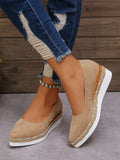 Women Chunky Heel Pointed Toe Slip-On Loafers, Stylish And Comfortable