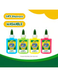 Crayola 69-9100 Washable Color Glue PK Tray, Us:One Size, Multicolor 4/Pkg