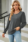 Round Neck Long Sleeve T-Shirt
