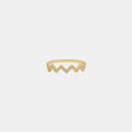 Wave Shape 925 Sterling Silver Ring