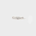925 Sterling Silver Double-Layered Knot Ring