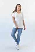 Sew In Love Tee Shirt Weather Full Size Run Pocket Tee