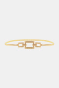 Square Shape Zinc Alloy Buckle Iron Belt