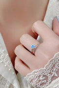 Opal Bypass Ring