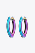 Bring It Home Multicolored Huggie Earrings