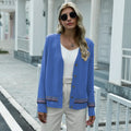 V-Neck Button Up Long Sleeve Cardigan