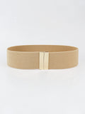 Alloy Buckle Elastic Belt