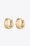 Minimalist Copper Wide Earrings