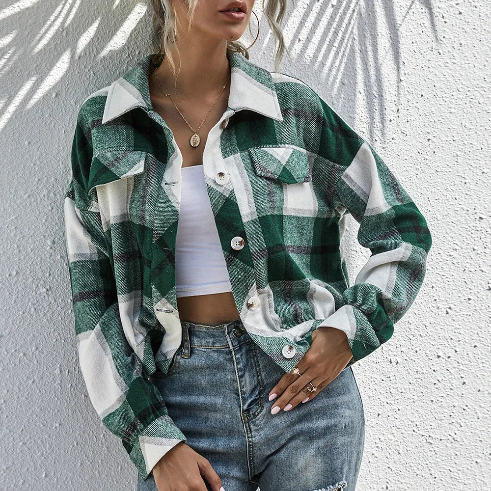 Buffalo Plaid Button Down Flannel Shirt