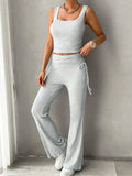 Square Neck Tank and Drawstring Pants Set