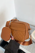 Adored PU Leather Shoulder Bag with Small Purse