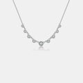 Inlaid Zircon 925 Sterling Silver Necklace