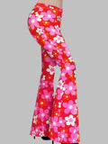 Floral Flare Leg Pants