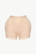 Full Size Lace Trim Shaping Shorts