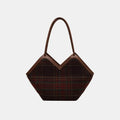 Plaid Print Tote Bag